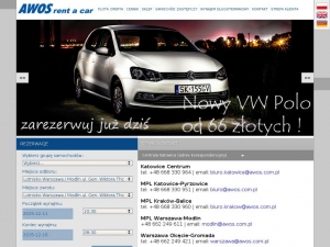 Wynajem samochodów - wynajem aut. Warszawa